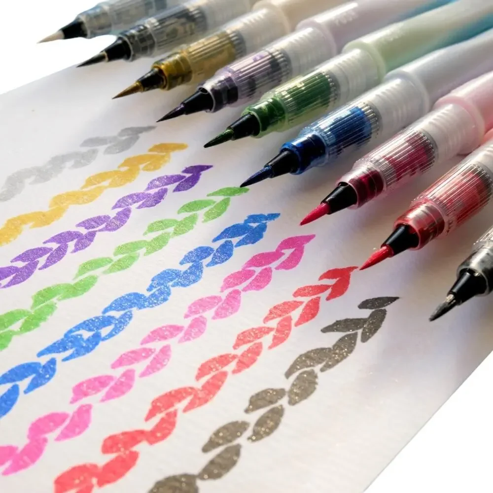 Wink of Stella Brush Tip Glitter Pen 027 Dark Pink